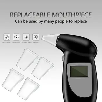 

Mini Pocket LCD Digital Alcohol Breath Analyzer Breathalyzer Tester Detector Professional Handheld Backlight Breathalyser r20