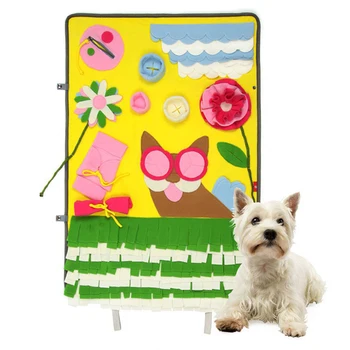 

Pet Dog Sniffing Mat Find Food Training Blanket Play Toys Dog Mat For Relieve Stress Puzzle Sniffing Mat Pad