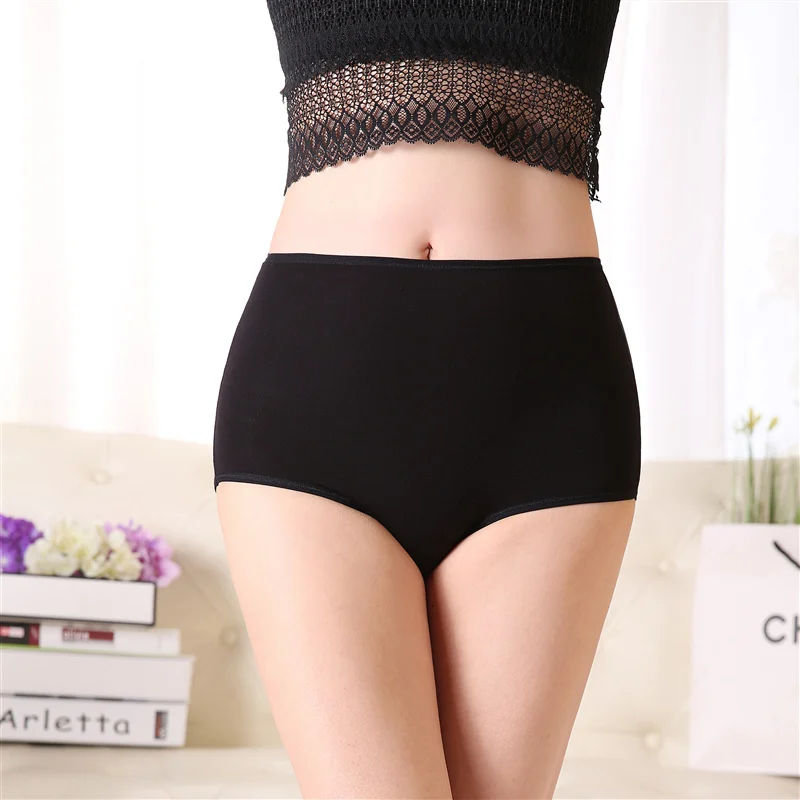 menstrual period panties women leak proof physiological women briefs cotton female underwear plus size womens under wear panties (8)