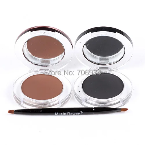 

Eyeliner Powder Long-Wear Eyeliner Gel With Brush 1pcs 2color 24hours Waterproof Sweat Not Blooming Smudge proof M1090