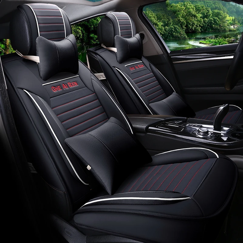 Car Styling Leather Seat Covers for Audi A1 A3 A5 A6/7 A4 A8 Q1 Q3 Q5