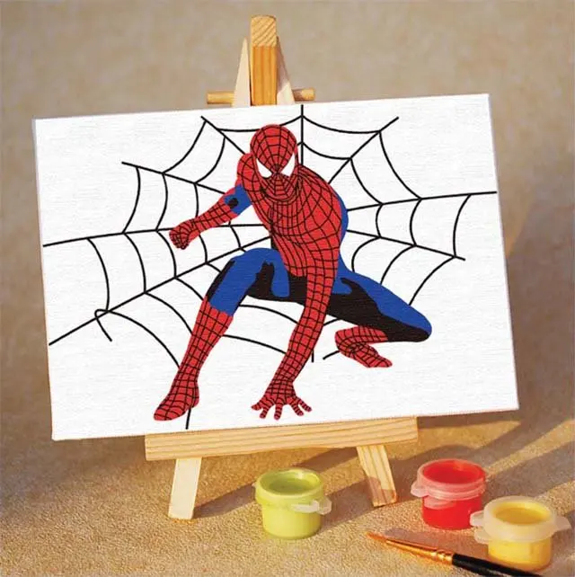 Картина по номерам человек паук