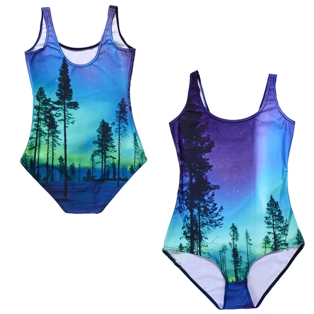 Golden Pharaoh Egypt One Piece Swimsuit Vintage Egyptian Pyramids