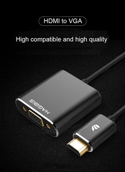 

HDMI to VGA Adapter Digital to Analog Video Audio Converter Cable HDMI VGA Connector for Xbox 360 PS4 PC Laptop TV Box