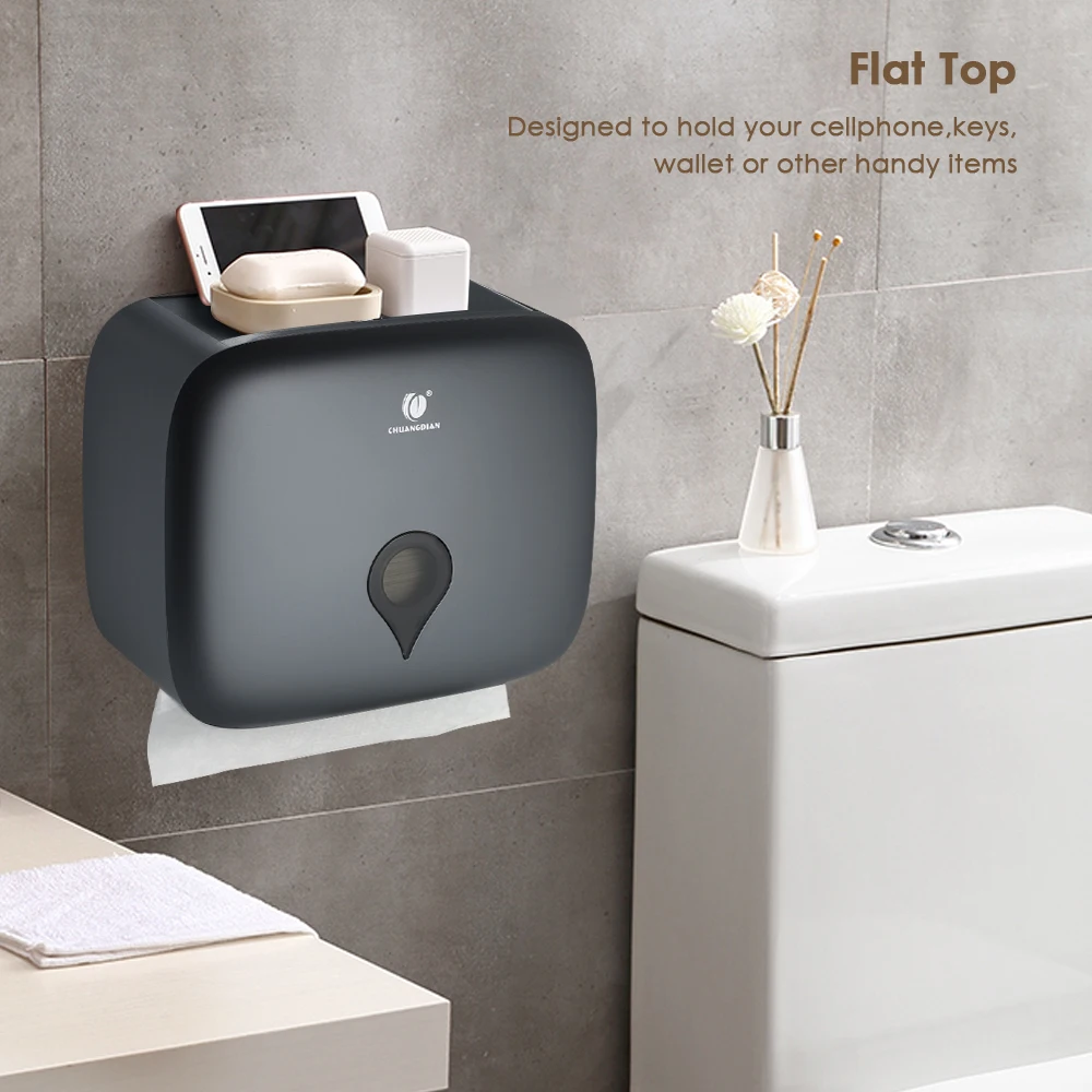 

Wall Mounted C-fold Hand Towel Dispenser Kitchen Bathroom Waterproof Toilet Paper Dispenser Holder Home Organizer