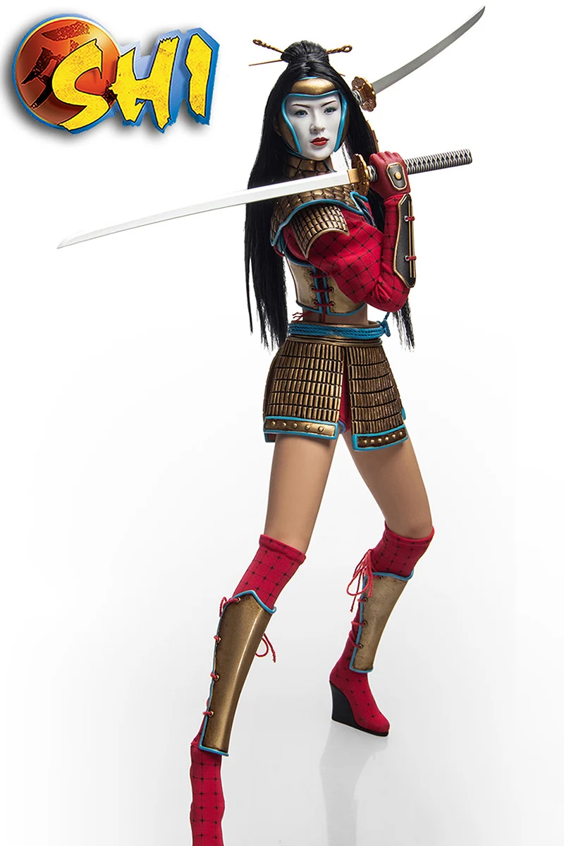 PL2014-71-C 1/6 Коллекционная полный набор фигурку Kunoichi Ши модель с двойными головками сталь бесшовные средства ухода за кожей для вентиляторы