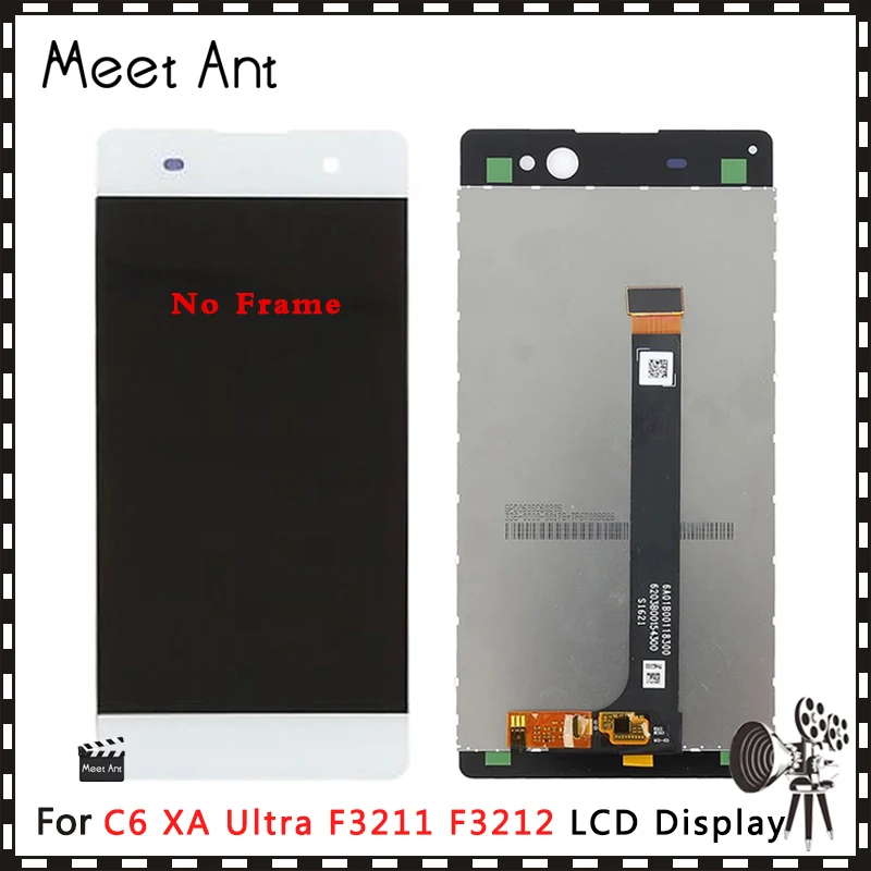 DHL 10 шт./лот Высокое качество 6 0 ''для Sony Xperia C6 XA Ultra F3211 F3212 ЖК-экран с кодирующий