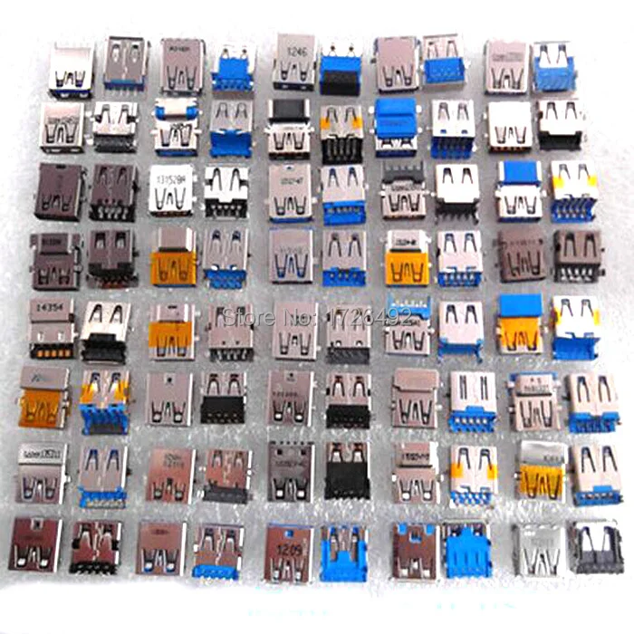

40 Models,40pcs/lot Notebook Laptop USB Jack USB Socket 3.0 USB Plug Connector For ACER/ASUS/HP/ DELL/Toshiba/Sony
