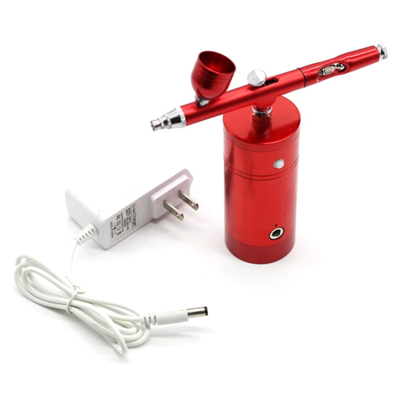 

Airbrush Set Small Spray Pump Pen Set Beautiful Air Compressor Kit For Art Painting Craft Cake Spray Model Wireless Airbrush K