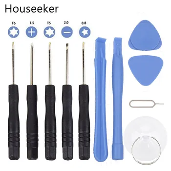 11 In 1 Cell Phones Opening Pry Mobile Phone Repair Tool Kit Screwdriver Set For Iphone Samsung Accessory Bundles Herramientas