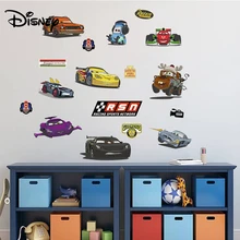 Disney car mobilization stickers children's room baby bedroom bedside background wall decoration PVC stickers