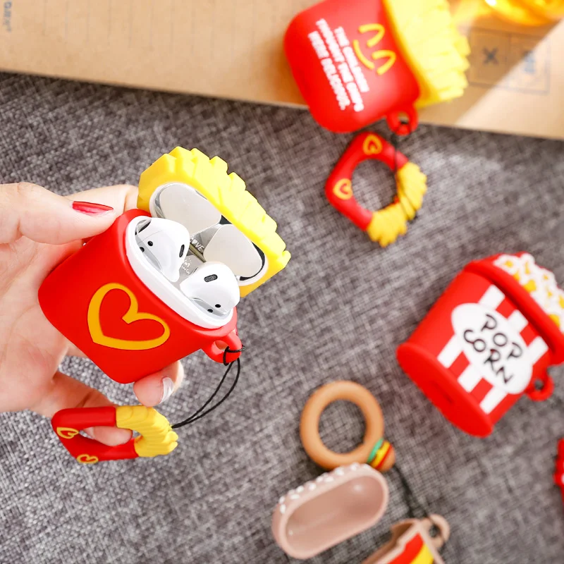 

Funny Cartoon Earphone Case For AirPods 1 Protective Cover Skin Accessories For Air Pods 2 Bluetooth Wireless Charging Box Shell