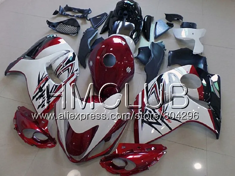 No. 10 Красным пламенем впрыска для SUZUKI Hayabusa GSXR1300 08 09 10 11 12 27HM. 1 GSX-R1300 GSXR 1300 2008 2009 2010 2011 2012 обтекателя - Цвет: No. 10