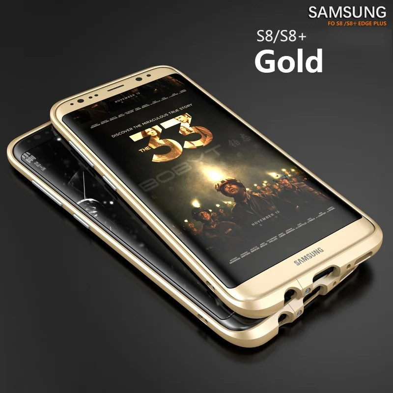 Для Samsung Galaxy S8 S8 плюс ударостойкий чехол Алюминий металлический бампер рамка чехол для Samsung Galaxy S8 S8 плюс