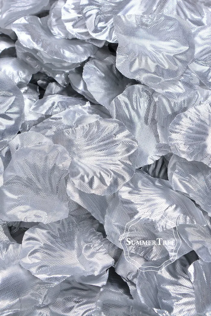 100pcs/pack Silk Rose Petals Table Confetti Artificial Flower Baby Shower Crafts Wedding Supplies Party Christmas Venue Decor