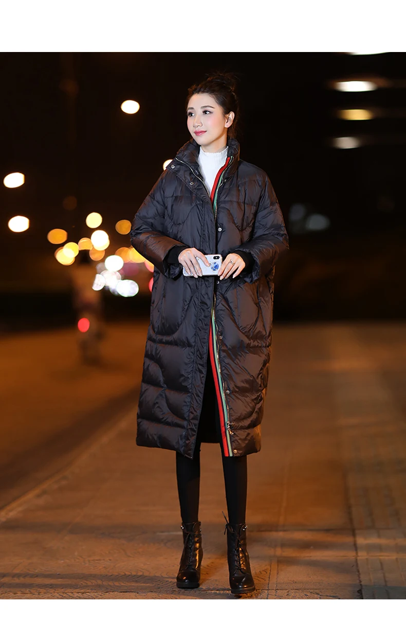 2019 Winter New Down Jacket Medium And long Section Large Size Women's Winter Jackets  Casual Fashion Coat Female (11)