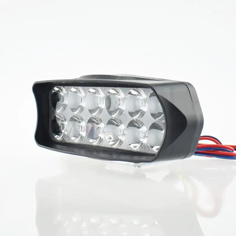 faros led para motocicleta de 18w lampara antiniebla 12v y 1800lm foco de trabajo auxiliar para moto y scooter