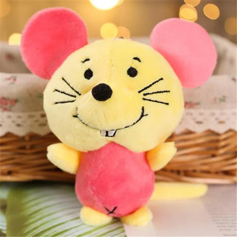1 шт. милые плюшевые игрушки с мышкой Маленькая подвеска детский подарок