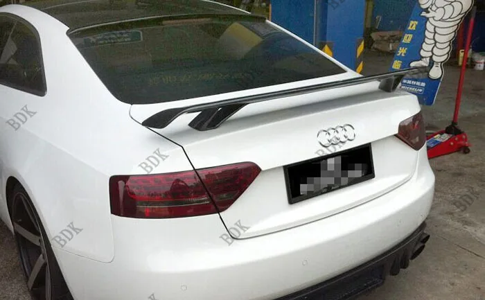 

Fit for audi a5 r35 doule doors S5 carbon fiber rear spoiler rear wing