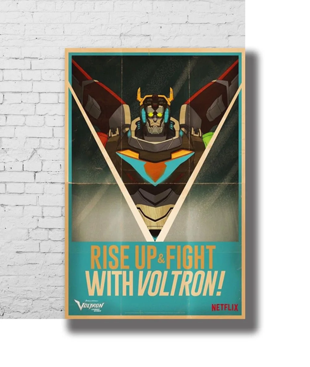 

G-796 Voltron Legendary Defender Season 6 Anime TV Series 03 Fabric Home Decoration Art Poster Wall Canvas 12x18 20x30 24x36inch