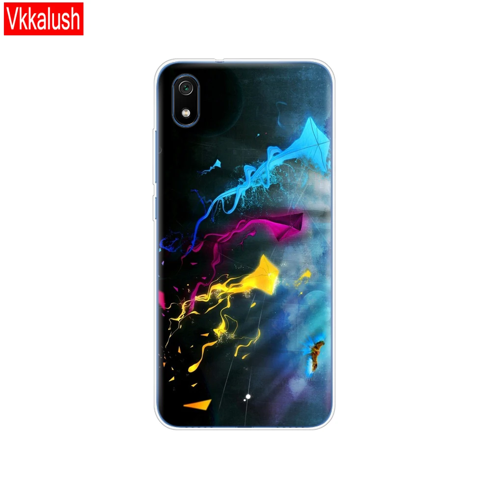 80133 Силиконовый чехол для телефона, чехол для Xiaomi Redmi 7a, чехлы, полная защита, мягкая задняя крышка из ТПУ для Redmi 7 A, бампер, чехол - Цвет: 80133