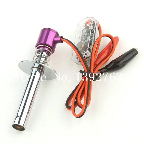 

RC Cars 6-12V RC HSP 80100 Electronic Glow Plug Igniter Cable clip Nitro Output 1.2V 18 21 28 engine