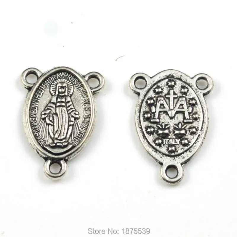 

Fashion rosary centerpiece 3 holes Madonna suitable to 8 mm bead