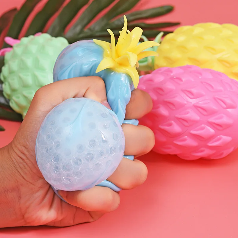 Игрушка Для Снятия Стресса Squeeze Toys Vent игрушечный ананас Squishy Slice Mochi Rising Abreact мягкая липкая снятие стресса забавная игрушка в подарок