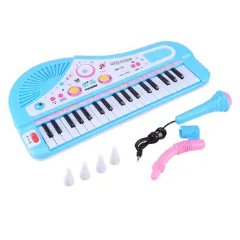 

Kid Electronic Keyboard Piano With Microphone 37 Keys Educational Instrument Toy Baby Gift