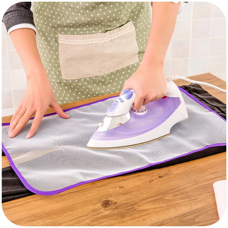

NEW Protective Press Mesh Ironing Cloth Guard Protect Delicate Garment Clothes Ironing Board Cover Home Accessories
