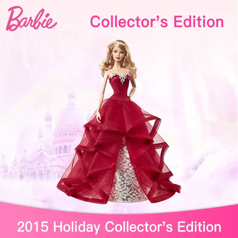 Genuine Top Brand Holiday Barbie Barbie Dolls for Girls Original Barbie Dolls Birthday Gift Girl Toy CHR76