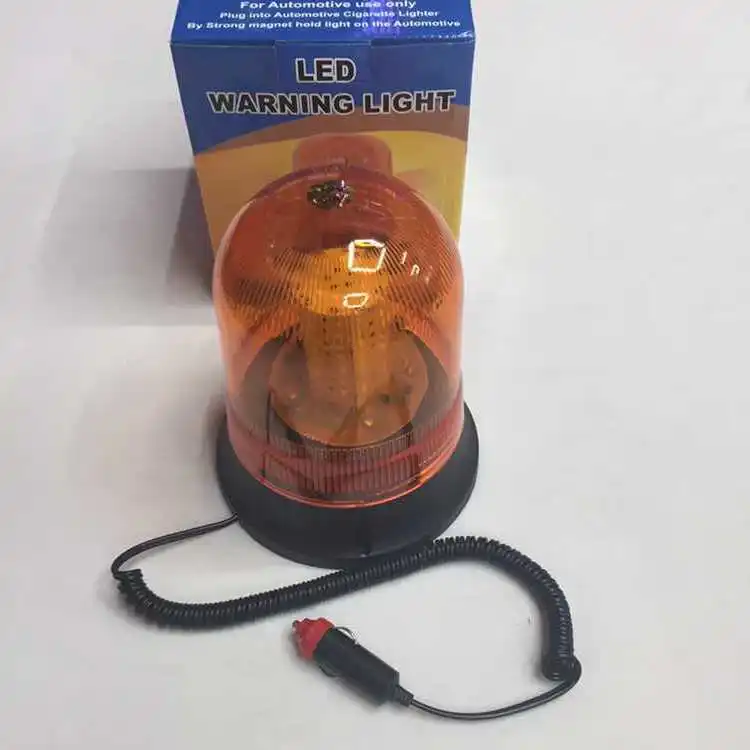 

FGHGF New Arrived 12V Car Magnetic Beacon Rotating Revolving Strobe Flash Warning Alarm LED Light Roadway Safety