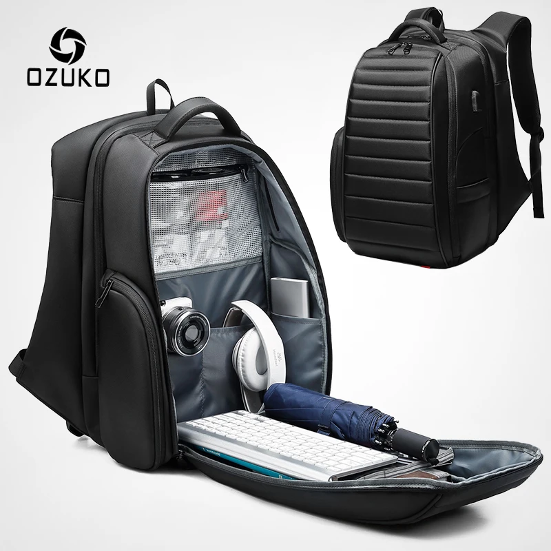 OZUKO 15 6 дюймов мужской рюкзак для ноутбука с защитой от кражи повседневные деловые