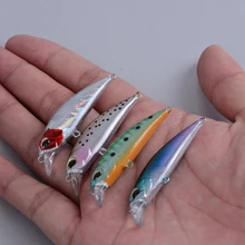 Fishing Lure 3.4g 5cm Laborious Bait Minnow Spinner Baits with out hook floating Synthetic Lures fly fishing Deal with equipment