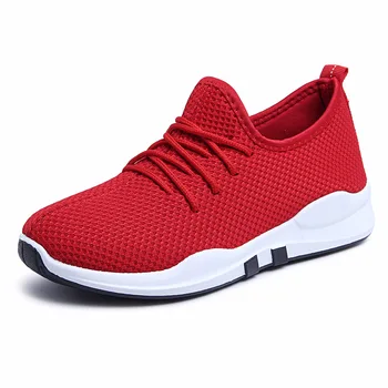 

2018 New spring and autumn a pedal lazy shoes breathable lightweight mesh shoes flat shoes children students running shoes