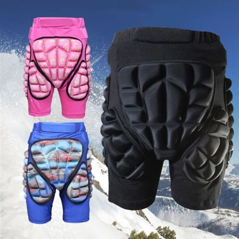 Kids Sports Skateboarding Skiing Snowboarding Shorts Protective Hip Padded For Roller Impact Protection Snow Motorcycle Pad Gear