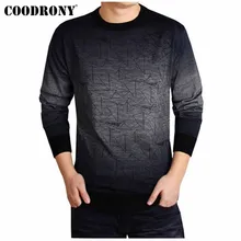 COODRONY Cashmere Sweater Men Brand Clothing Mens Sweaters Print Casual Shirt Autumn Wool Pullover Men O