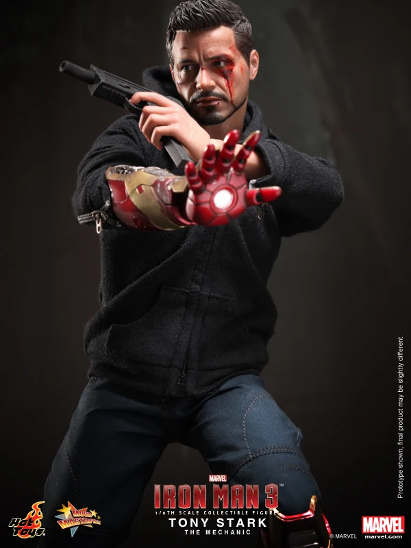 Горячие игрушки Hottoys HT MMS209 1/6 Железный человек Тони Старк механик Коллекционная Фигурка Спецификация новая коробка сейчас