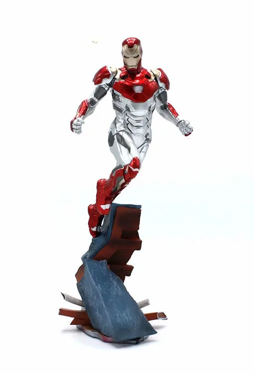 

New Hot! 27CM Avengers Endgame iron Man MK47 Superheros PVC Figure Model Collectible Kids Toys Doll