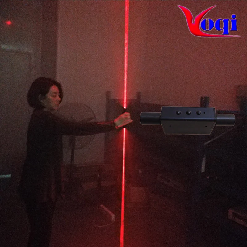 

Red Roughing beam double head laser lamp with rough beam Sword 650nm Portable laser dance props 200MW