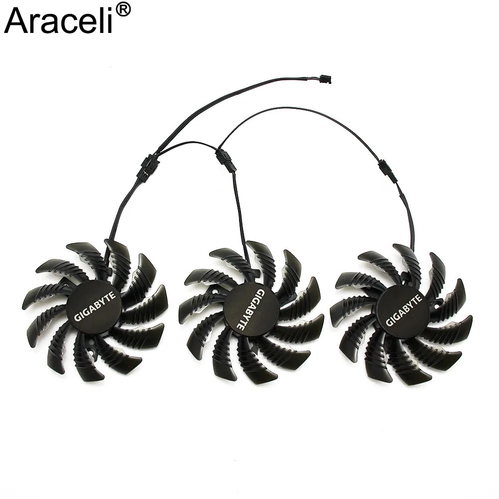 

3Pin PLD08010S12H GTX970 GPU Card Cooler Fans For GIGABYTE GeForce GTX 970 Gaming Video Cards Cooling