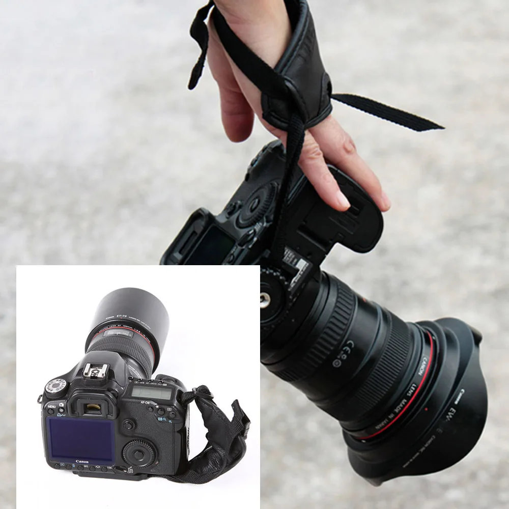 Камера andoer PU рукоятка наручный ремешок аксессуары для фотографии для Nikon Canon sony DSLR камеры