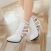 Sandalias de tacón alto para mujer, zapatos femeninos de talla grande 34-52, a la moda, para verano, 2017 ► Foto 1/6