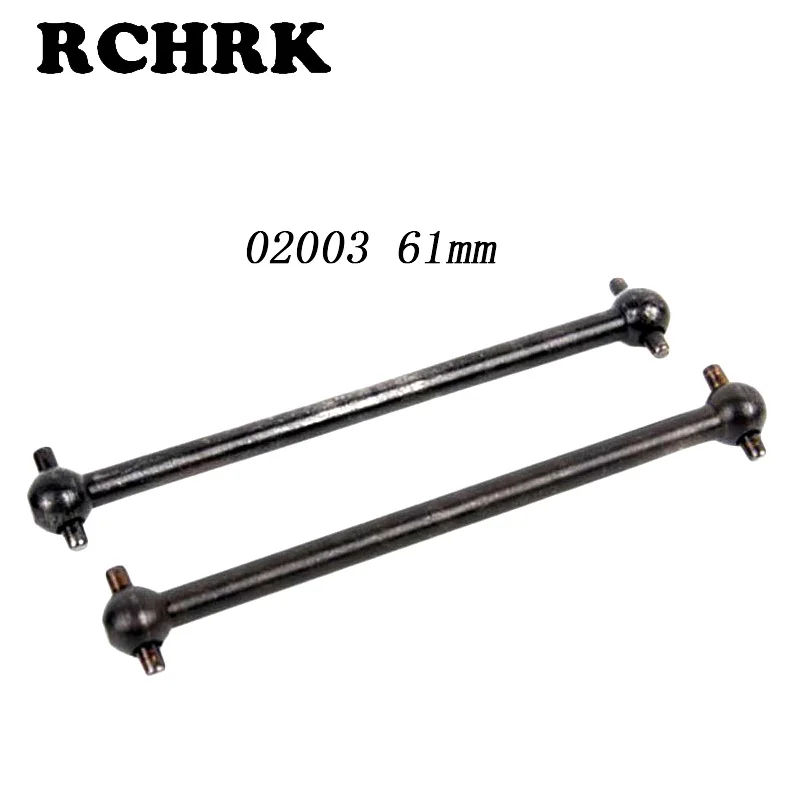 

2pcs HSP 02003(61mm) DogBone RC Spare Parts For 1/10 R/C Model Remote Control Car 94123/94103/94122