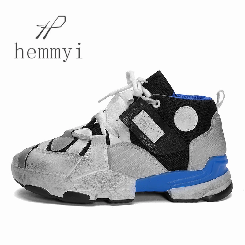 

Hemmyi Autumn New Men Casual Shoes Retro PU Leather Men Sneakers Male Adult Fashion Platform Shoes Basket Homme men shoes