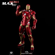 1/9 масштаб King Arts DFS037 Mark9 1:9 Железный человек фигурка Коллекционная Фигурка s