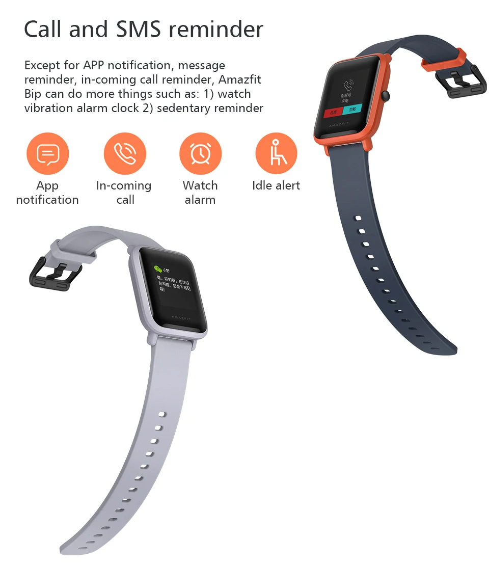 AMAZFIT Bip Youth Edition Смарт часы gps ГЛОНАСС Bluetooth 4,0 монитор сердечного ритма IP68 Водонепроницаемый Android 4,4