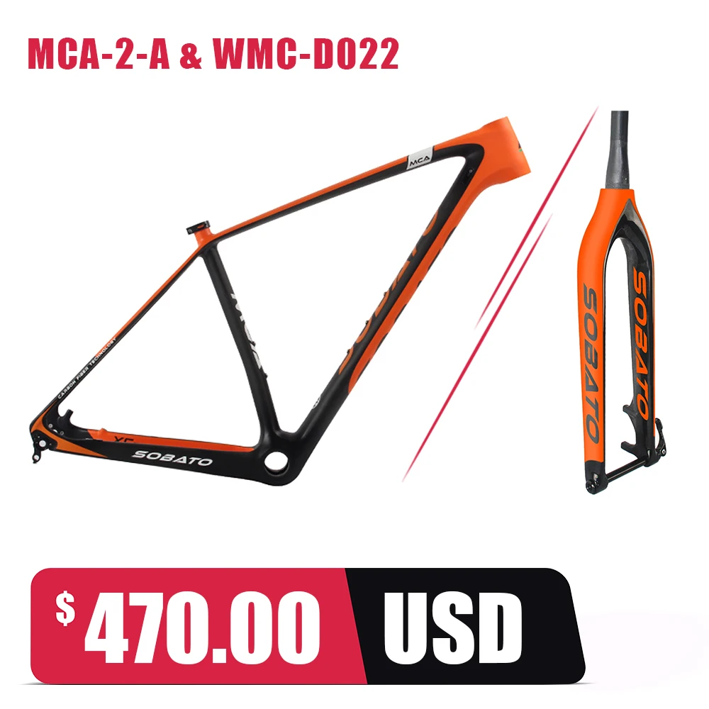 SOBATO супер легкий XC горный велосипед 29er Полный углерод 12*142 boost MTB углеродная рама 15