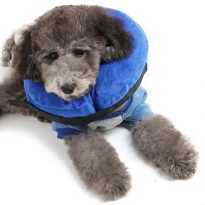 Надувной ошейник для собак и питомцев, защита от укусов, восстановление шеи, защитный хирургический конус LBShipping