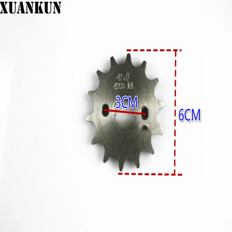 XUANKUN изогнутый луч для мотоцикла DY100 110 стандартное зубчатое колесо зубчатый диск